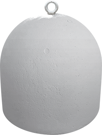 BC200 - Base cemento Kg 210 con golfare senza foro per sollevamento