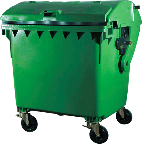 BIC1100U - cassonetto 4 ruote coperchio basculante modello unico