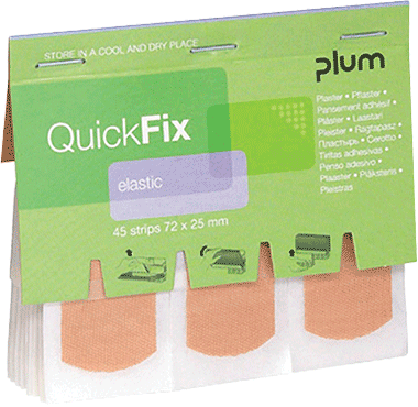 BRC130 - ricarica da 45 cerotti in tessuto cm 7 x 2