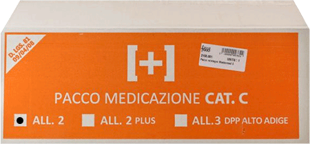 BRP200 - pacco di reintegro in cartone contenuto All.2 D.M. 388