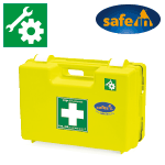 BRV605F - valigetta in ABS giallo FLUO All.1 +maggiorazione comparto OFFICINE