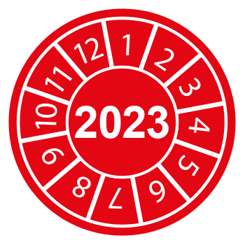 CBC28823 - fg.da 10 bollini identificazione 2023 rosso
