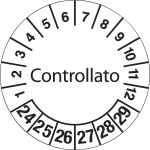 CBC39724 - fg.da 10 bollini identificaz.CONTROLLATO