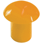 CML16 - Confezione da 50 funghi per tondo armature in plastica x pali mm. 8-16