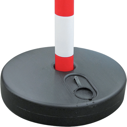 CN95 - Sola base rotonda riempibile in plastica
