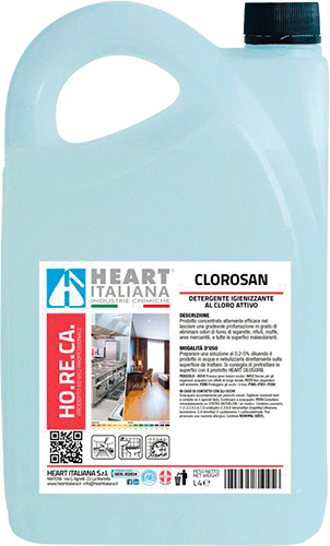 CRAH283 - Tanica detergente igienizzante a base di cloro attivo 4 l