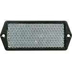 CT21W - Catadiottro retroriflettente 128x67 mm colore bianco