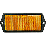 CT21Y - Catadiottro retroriflettente 128x67 mm colore giallo