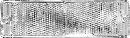 CT22W - Catadiottro retroriflettente 160x49 mm colore bianco