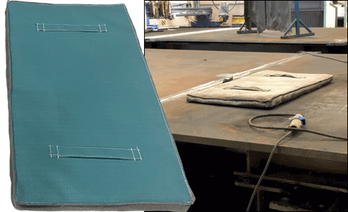 CUS100 - Cuscino isolante per saldatura 1000 x 500 mm