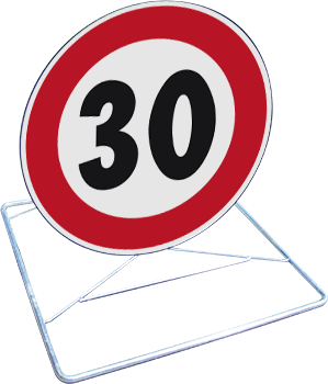 CVGLR605030 - Cavalletto richiudibile con disco da 60 CL 1 "limite mass.veloc. 30km"