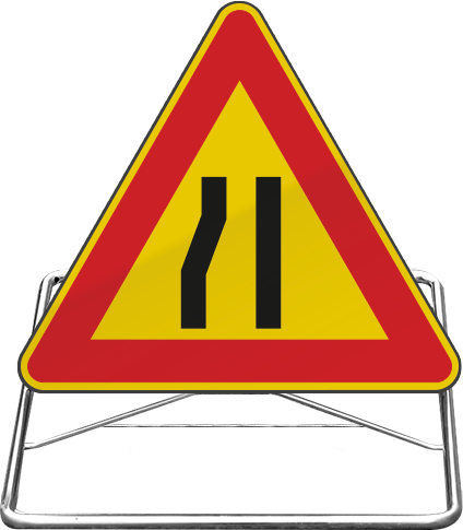 CVGLR8385 - Cavalletto richiudibile con triangolo da 60 CL 1 "fig. 385 C.d.S."