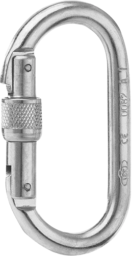 DAM8960 - Moschettone acciaio chiusura a vite apertura 17 mm