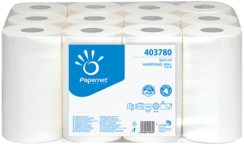 DCC1709 - Rotolo carta asciugamani pura cellulosa 163 strappi