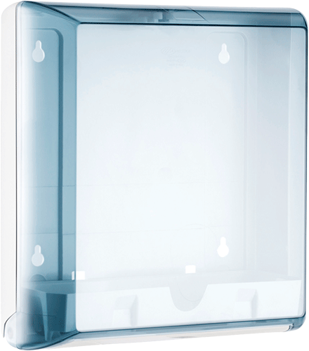 DCC707 - Dispenser a parete per carta mani piegata a Z e C trasparente