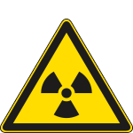 E1106Y - Cartello pericolo radiazioni EN ISO 7010