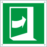 E15231KS - Etichetta solo simbolo apertura a spinta dx EN ISO 7010