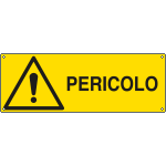 E1709K - Cartello pericolo EN ISO 7010