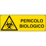 E17117K - Cartello pericolo biologico EN ISO 7010