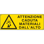 E1756K - cartello pericolo caduta oggetti EN ISO 7010