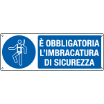 E1907KS - Etichetta adesiva obbligo cintura di sicurezza EN ISO 7010
