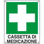 E20113W - Cartello cassetta di medicazione UNI ISO 7010