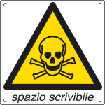 E400400X - Cartello pericolo intossicazione EN ISO 7010