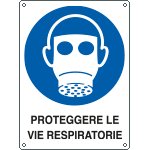 E625301K - Cartello obbligo proteggere le vie respiratorie EN ISO 7010
