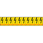 E91513B - foglio n.10 etic.aut."zagaglia+380 VOLT"