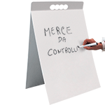 ECAP170NX - cavalletto PVC SCRIVIBILE E CANCELLABILE