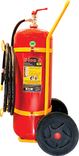 ECCL050 - Estintore carrellato per batteria al litio schiuma kg 50