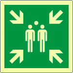 EL15180XP - cartello PVC punto di raccolta EN ISO 7010