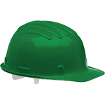ELE25G - Elmetto polietilene BERICO colore  verde