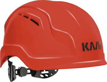 ELE91R - elmetto da lavoro ZENITH BA AIR col.ROSSO,sz cinturino,reg.a rondella