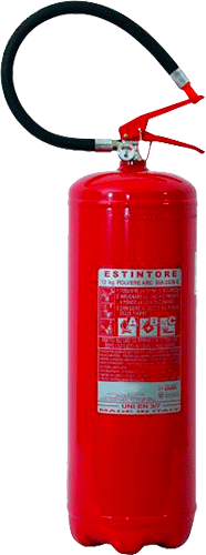EOKB12 - Estintore manometro sost POLVERE kg12 classe 55A233BC