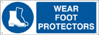 EYE1905K - Sign mandatory WEAR FOOT PROTECTORS EN ISO 7010