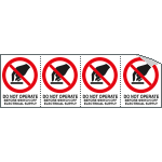 EYE95209B - sheet n. 4 label "DO NOT OPERATE..."EN ISO 7010