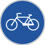 FAH260090 - Cartello NF  90 PISTA CICLABILE