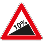 FAR161016 - Triangolo rifrangente NF 16 SALITA RIPIDA :___%