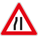 FAR190018 - Triangolo rifrangente NF 18 STRETTOIA SIMMETRICA sinistra