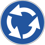 FAR260084 - Disco rifrangente NF 84 ROTATORIA