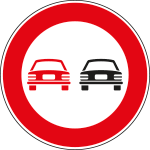 FCH260048 - Cartello HI NF 48 divieto SORPASSO