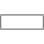 FCR912 - pannello integrativo solo bordino NEUTRO per cantieri temporanei