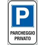 FL5620Y - Cartello Parcheggio privato