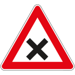 FLH160040 - Cartello HI NF 40 INTERSEZIONE con PRECEDENZA DESTRA