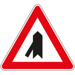 FLR160043E - Cartello NF 43e CONFLUENZA A sinistra