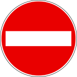 FLR240047 - CartelloNF 47 SENSO vietato