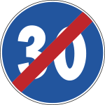 FLR26008630 - Cartello  NF 86 FINE LIMITE MINIMO KM 30