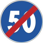 FLR26008650 - Cartello  NF 86 FINE LIMITE MINIMO KM 50