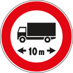 FLR261067 - Cartello NF 67 TRANSITO vietato LUNGHEZZA m:___